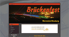 Desktop Screenshot of brueckenfest.at